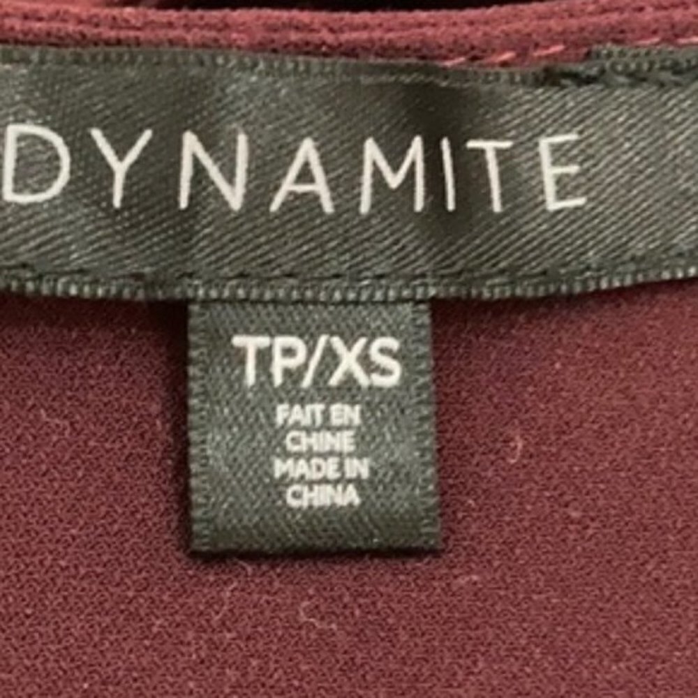 DYNAMITE Red Tank Top - Picture 7 of 8